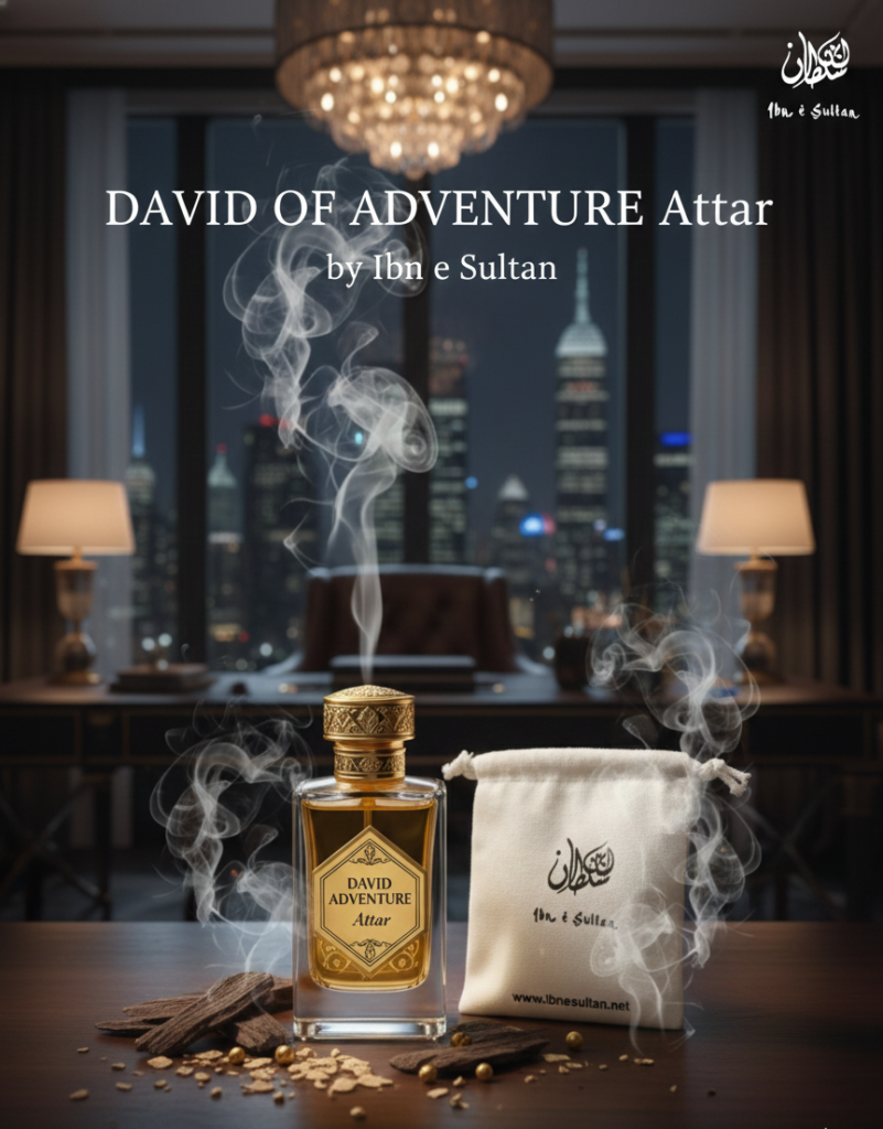 DAVID OF ADVENTURE Attar by Ibn e Sultan bottle